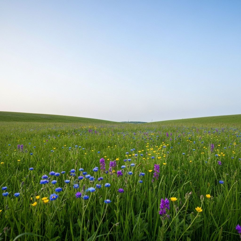 Field of wildflowers